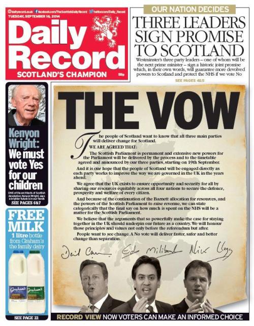 vow daily record 16.9.14